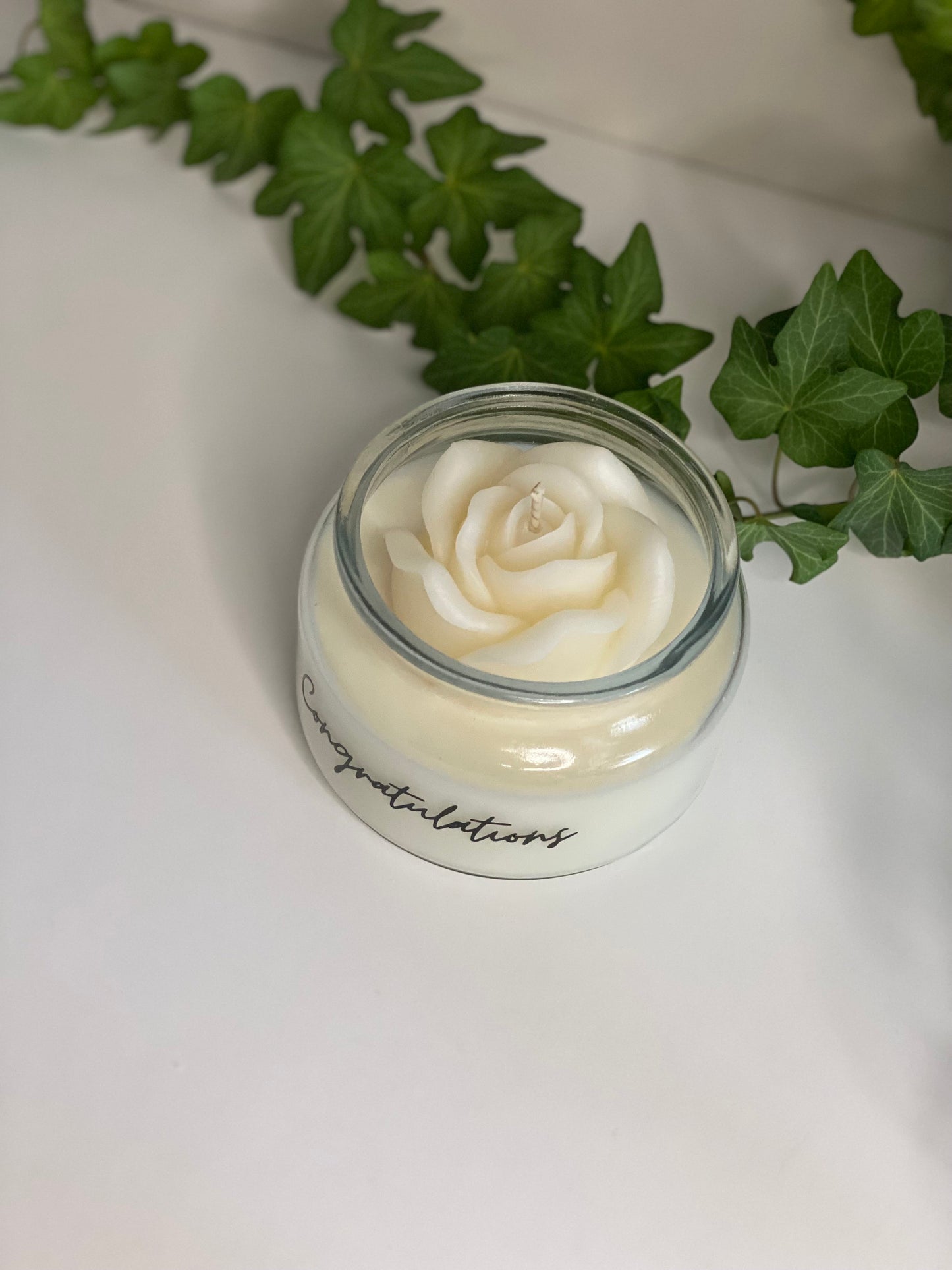 Rose Blossom Bloom Candle