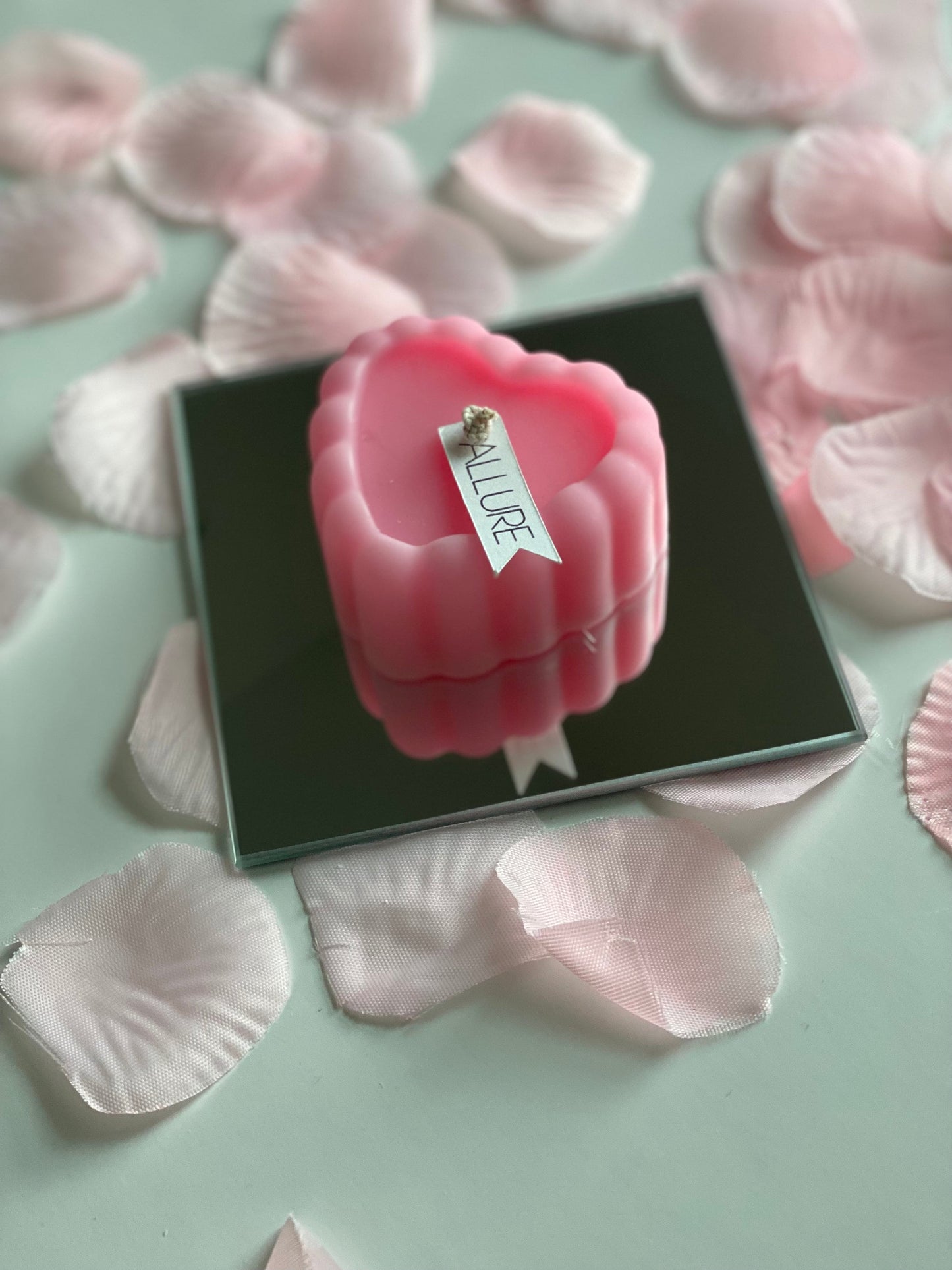 Heart Cake Candle