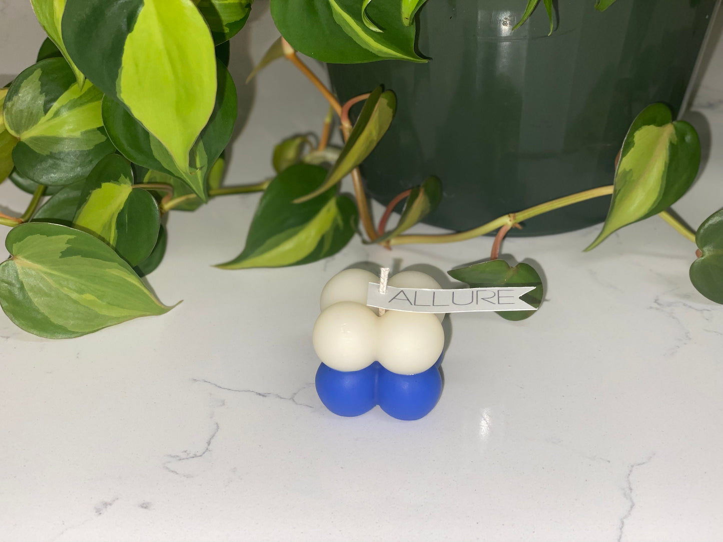 Ombré Bubble Cube Candle