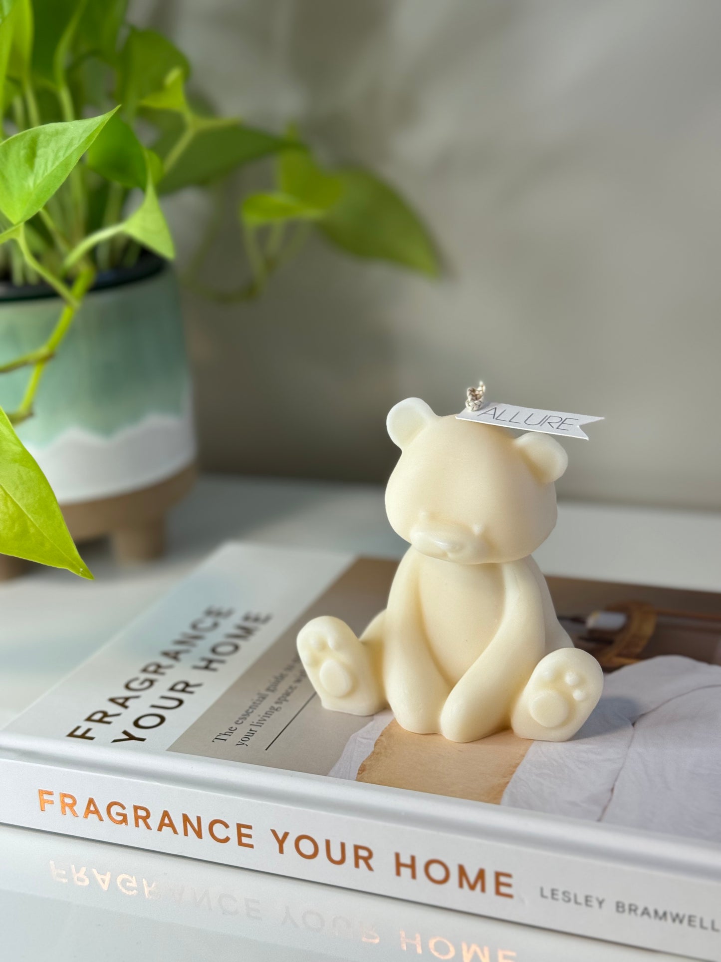 Sitting Teddy Candle