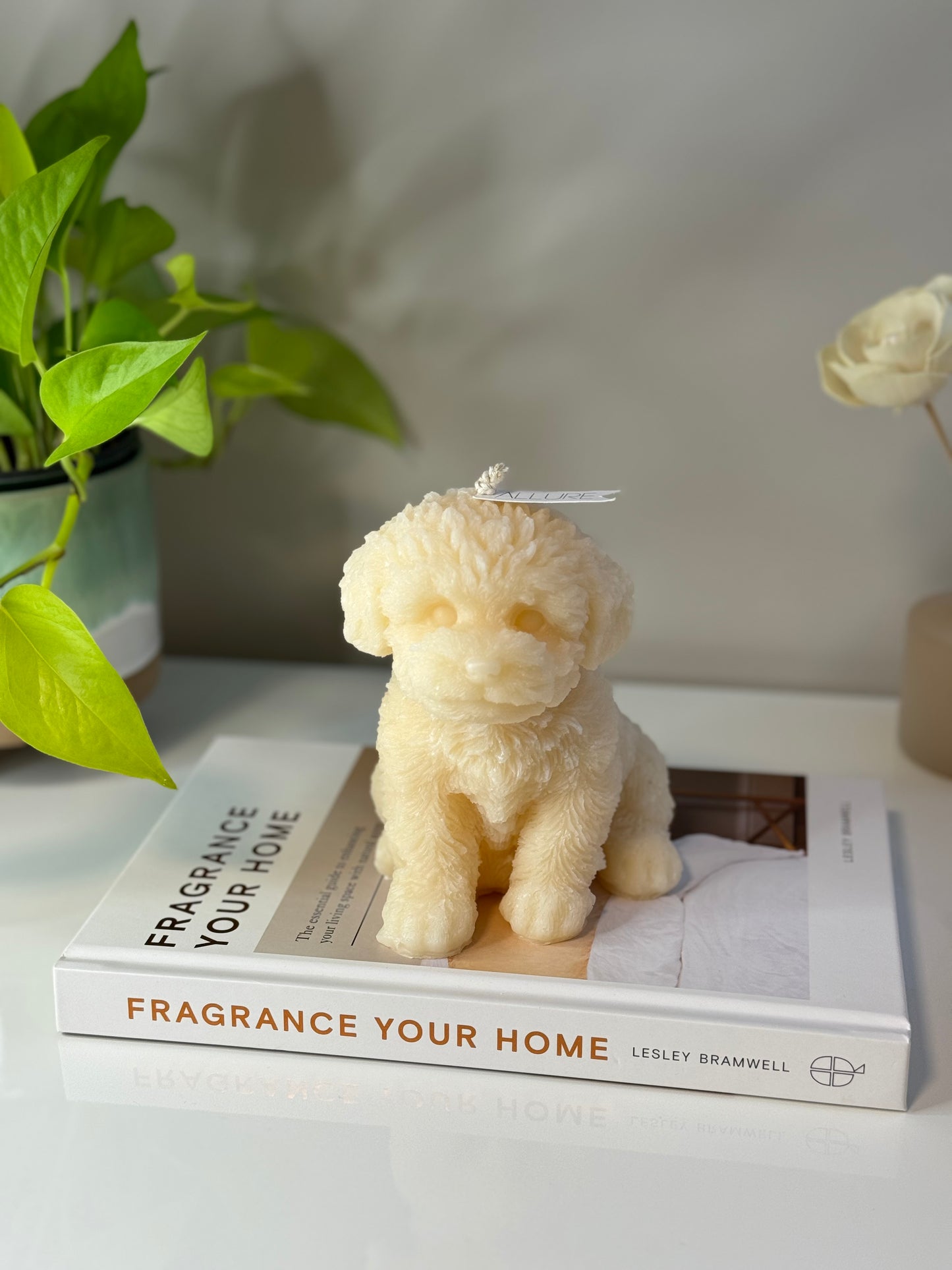 XL Teddy Dog Candle