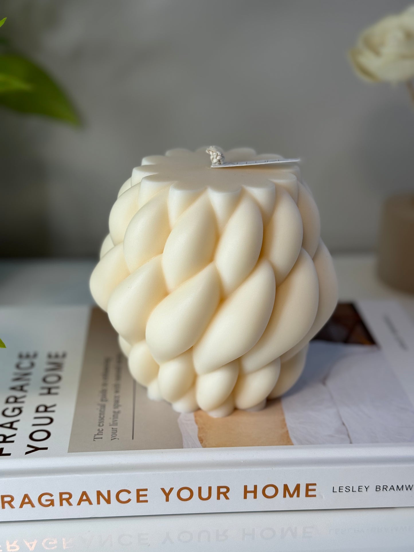 XL Spiral Twist Candle