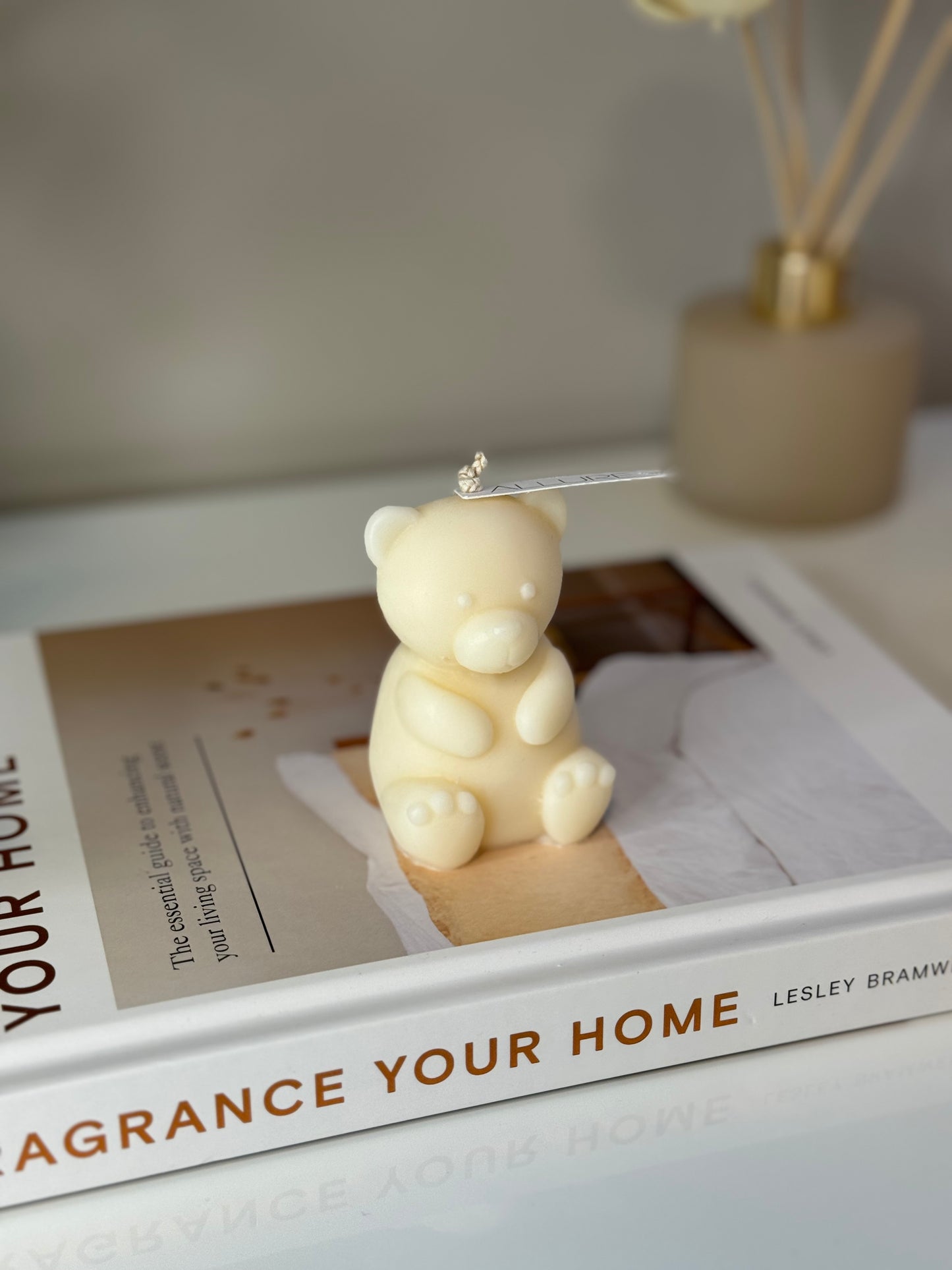 Mini Teddy Bear Candle