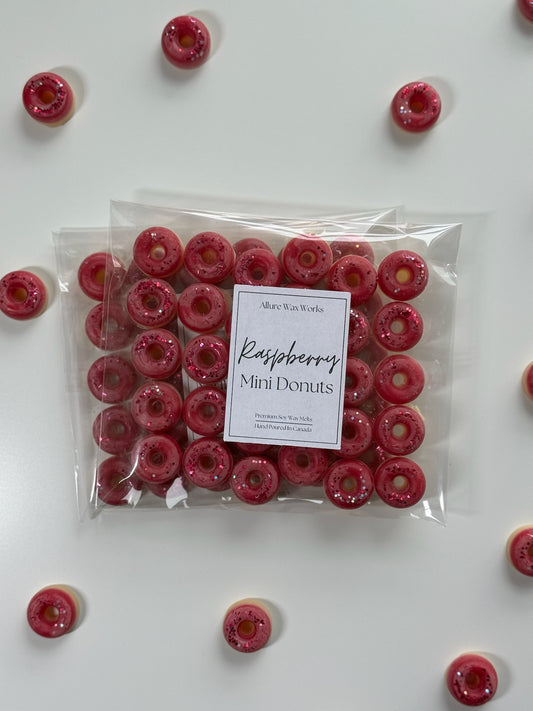 Raspberry Mini Donuts Wax Melts - Allure Wax Works