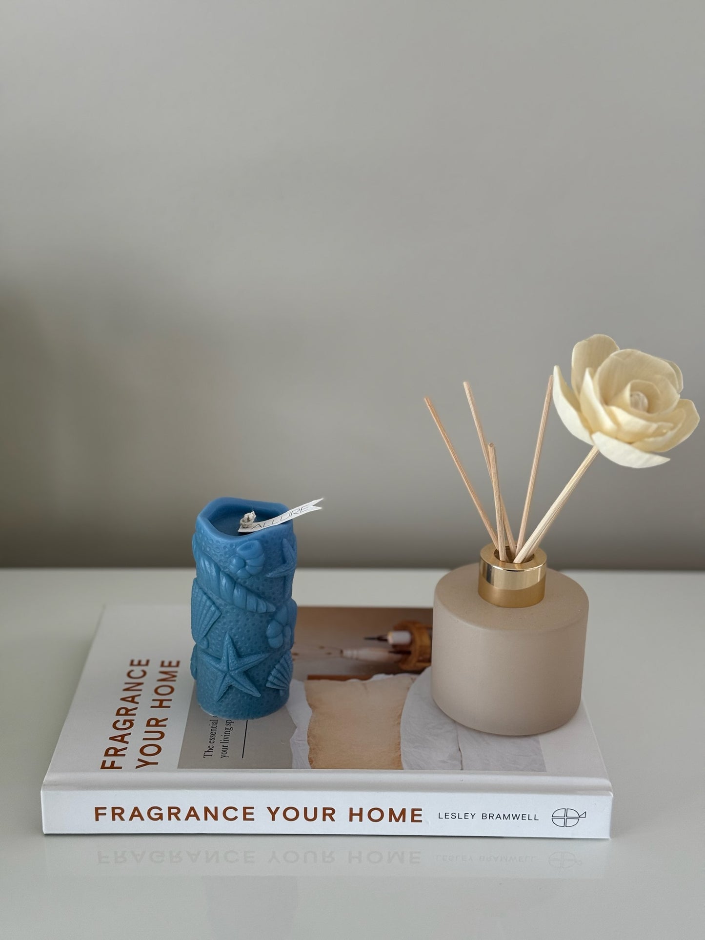 Tide-Carved Coastal Ocean Print Candle - Allure Wax Works