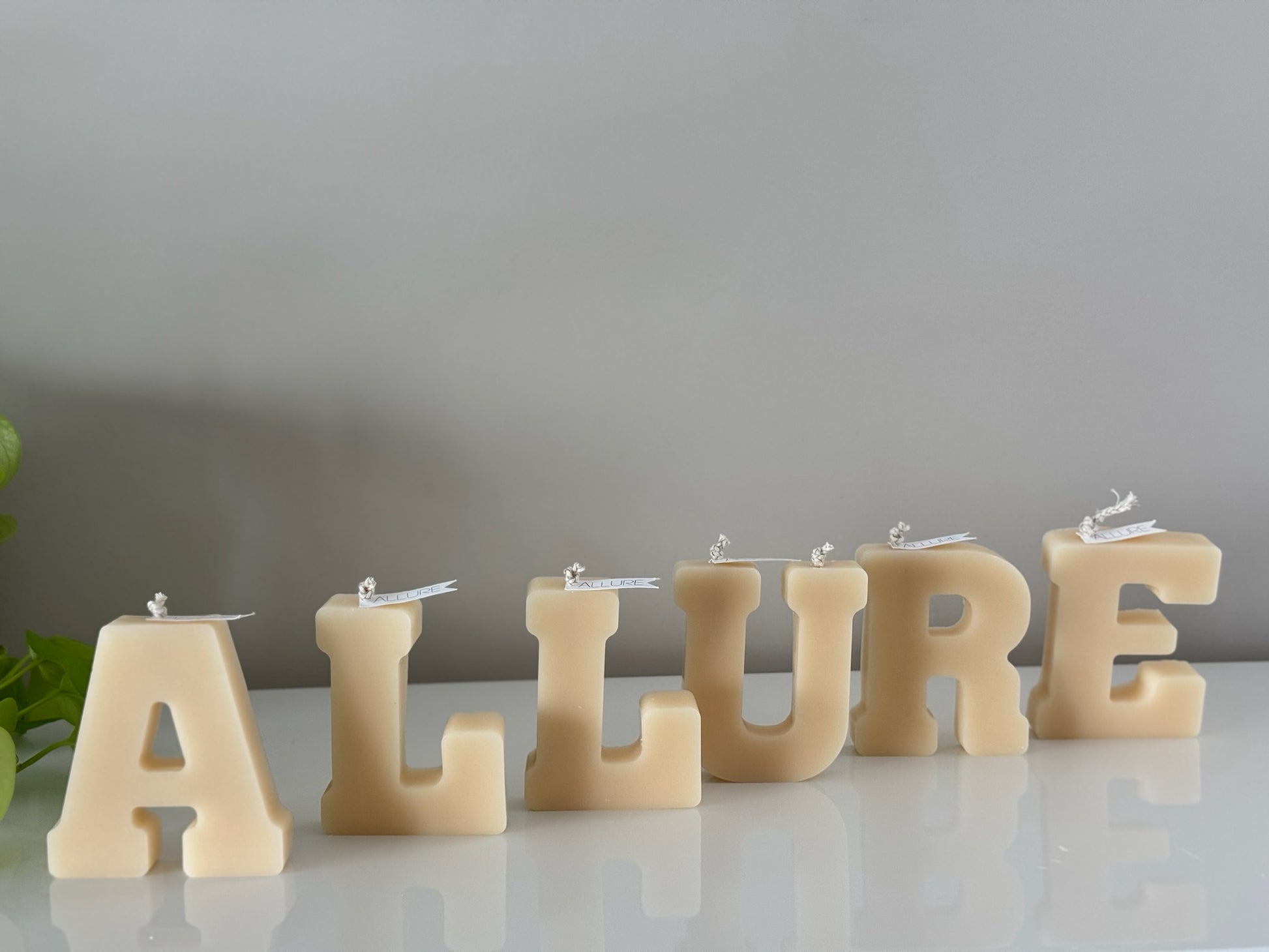 Large Letter Candle - Allure Wax Works