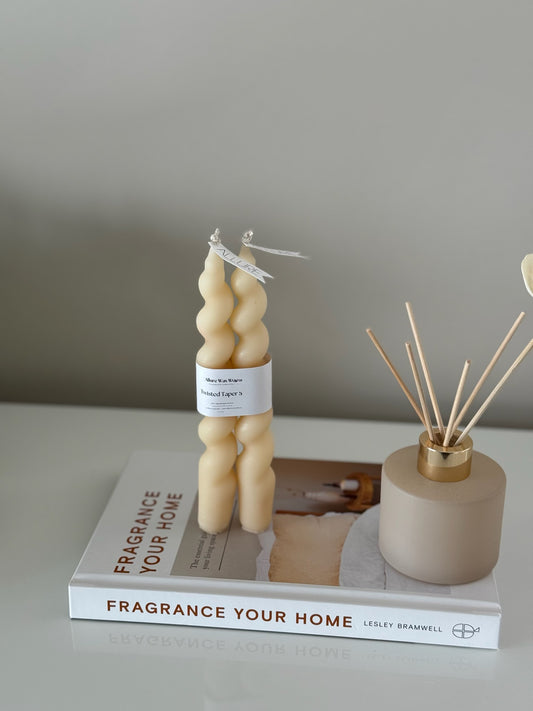Twisted Taper Candle Set - Allure Wax Works