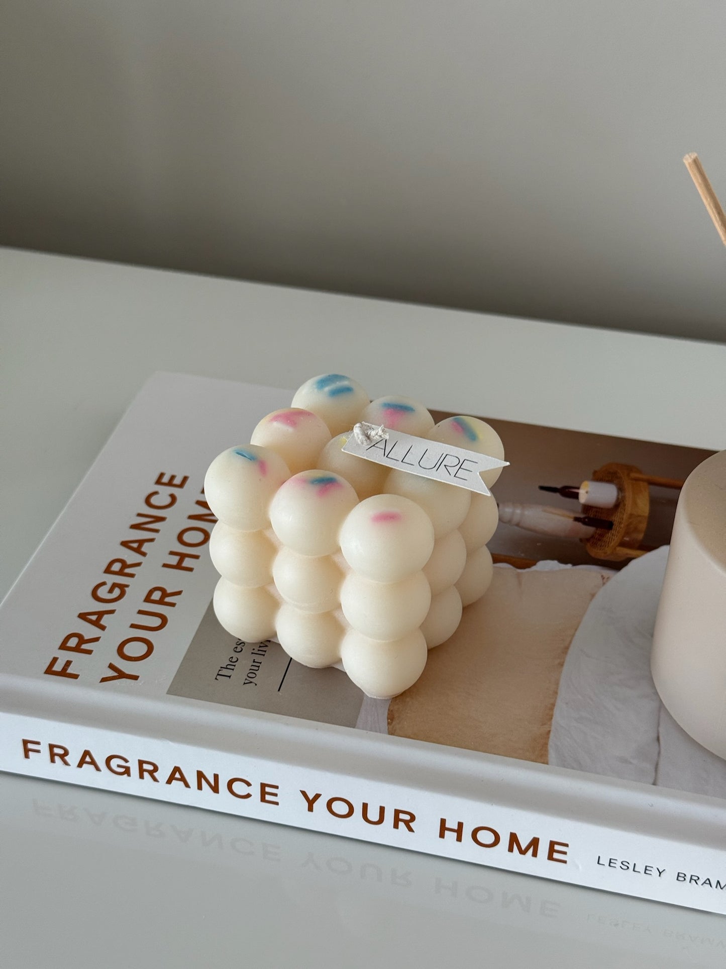 Birthday Cake Bubble Cube Candle - Allure Wax Works