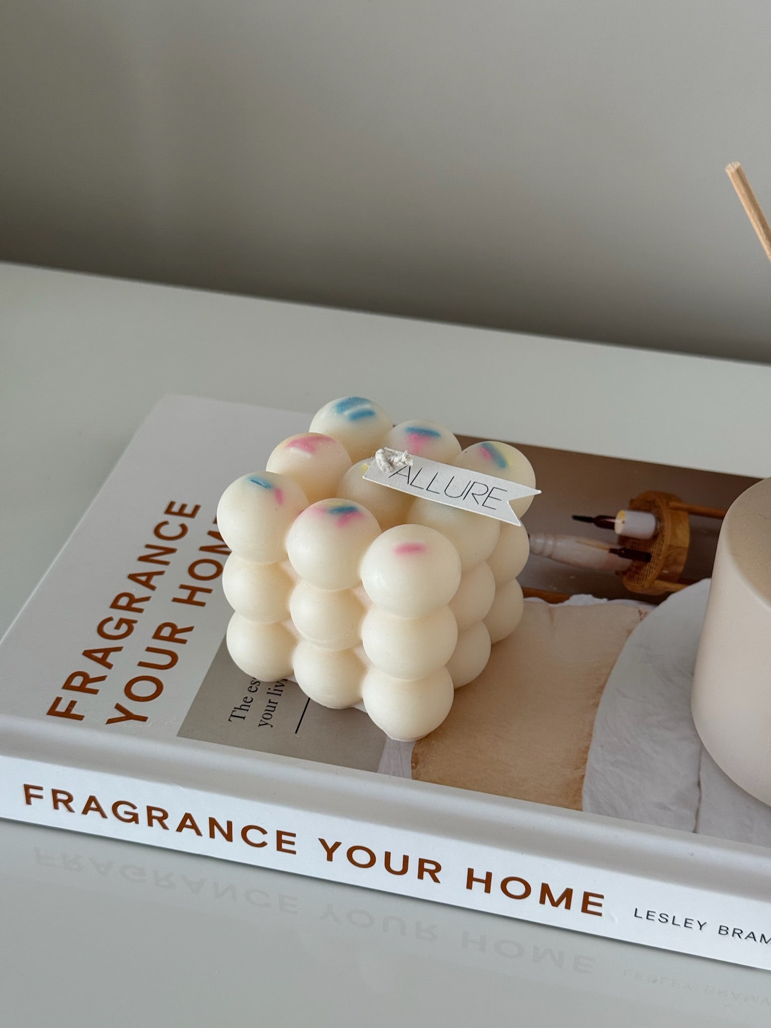 Birthday Cake Bubble Cube Candle - Allure Wax Works