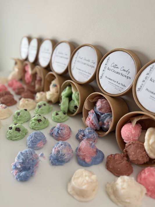 Ice Cream Scoop Wax Melts - Allure Wax Works