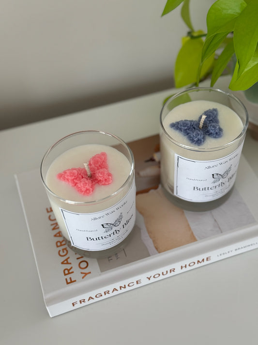 Butterfly Bliss Container Candle - Allure Wax Works
