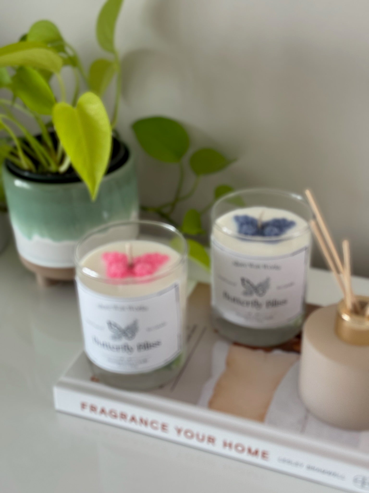 Butterfly Bliss Container Candle - Allure Wax Works