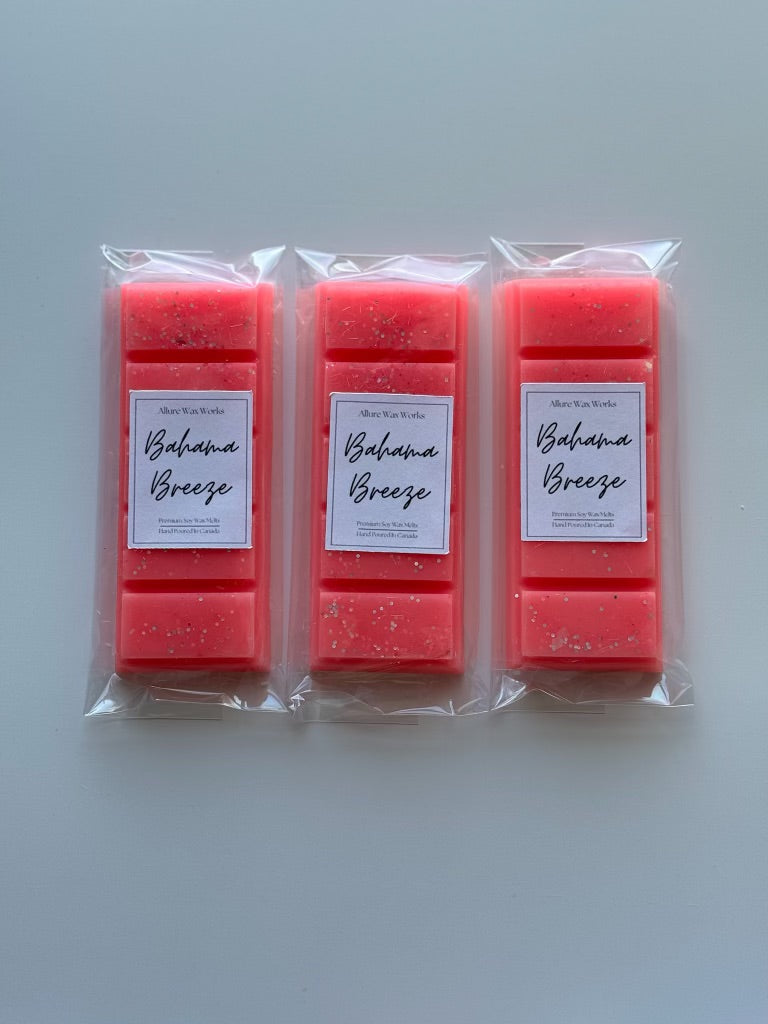Bahama Breeze Snap Bar Wax Melt - Allure Wax Works