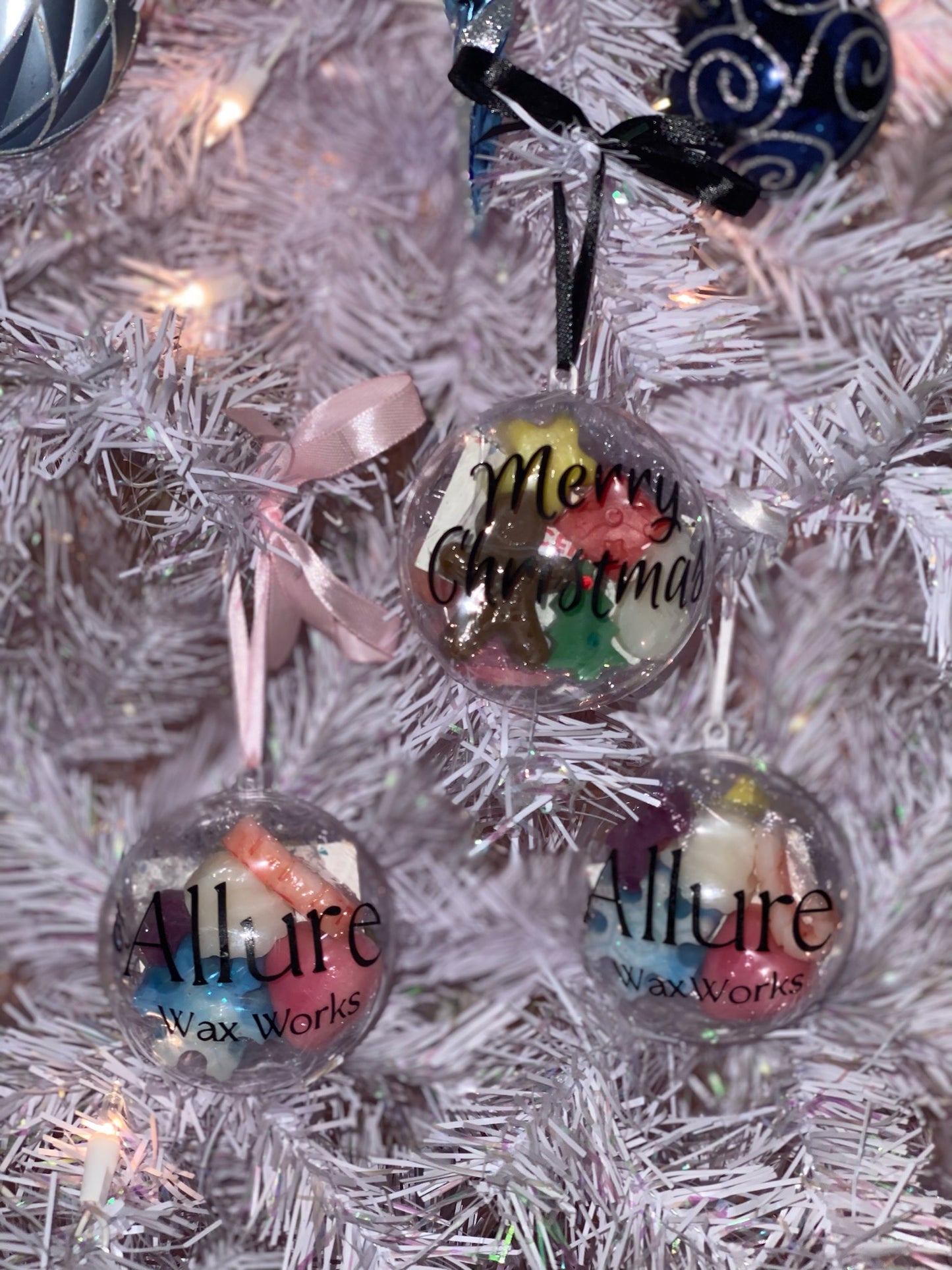Christmas Wax Melts Ornament Bauble  - Limited Edition - Allure Wax Works