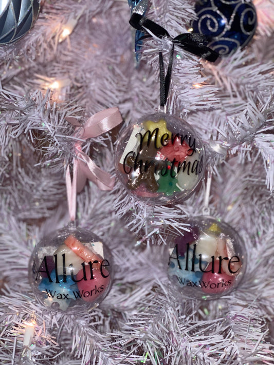 Christmas Wax Melts Ornament Bauble  - Limited Edition - Allure Wax Works