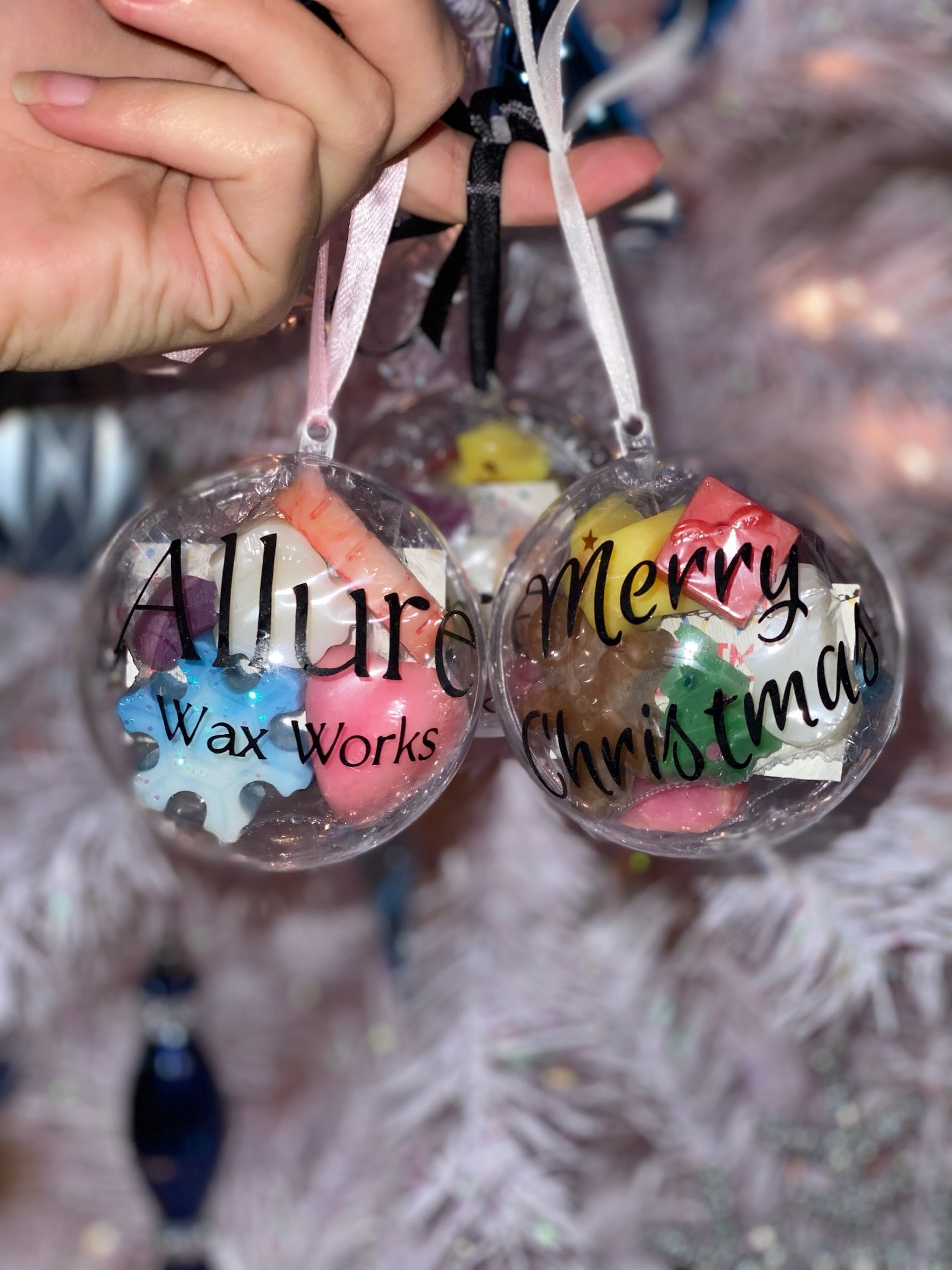 Christmas Wax Melts Ornament Bauble  - Limited Edition - Allure Wax Works