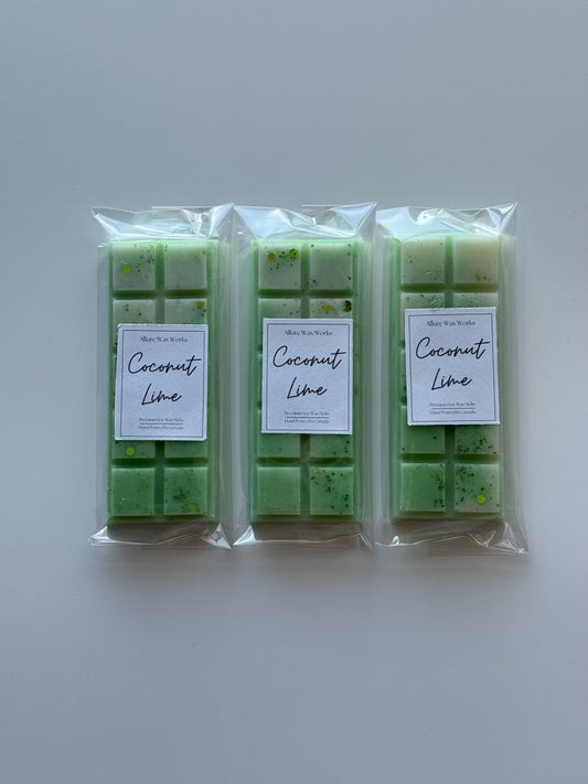 Coconut Lime Snap Bar Wax Melt - Allure Wax Works