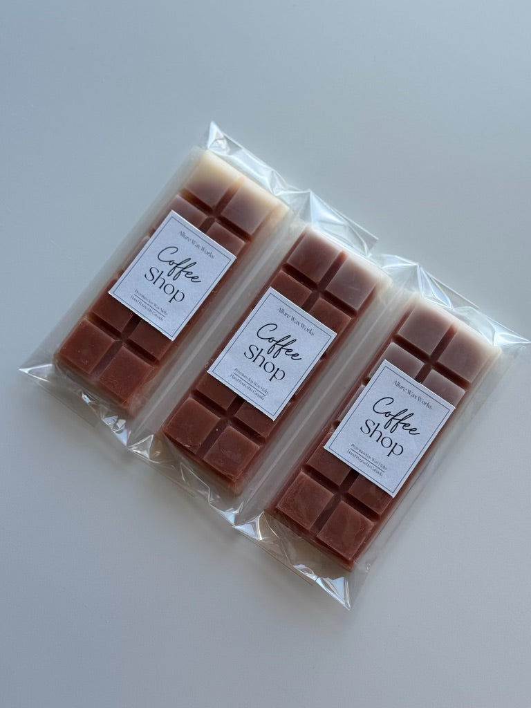 Coffee Shop Snap Bar Wax Melt - Allure Wax Works