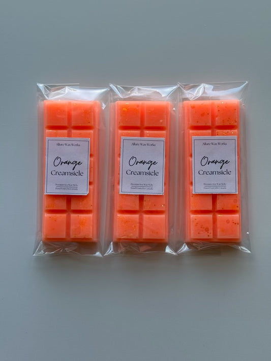 Orange Creamsicle Snap Bar Wax Melt - Allure Wax Works
