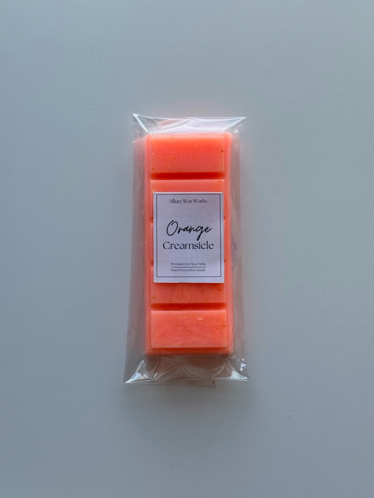 Orange Creamsicle Snap Bar Wax Melt - Allure Wax Works