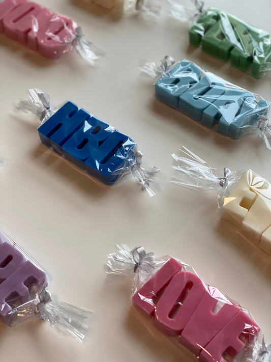 Mini Letter Candles - Allure Wax Works