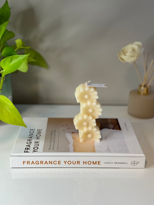 Floral Stack Candle - Allure Wax Works