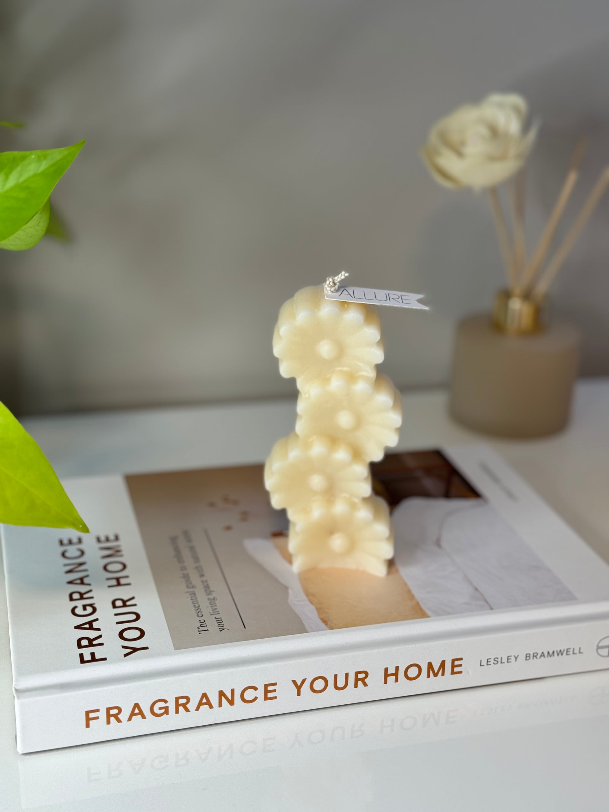 Floral Stack Candle - Allure Wax Works