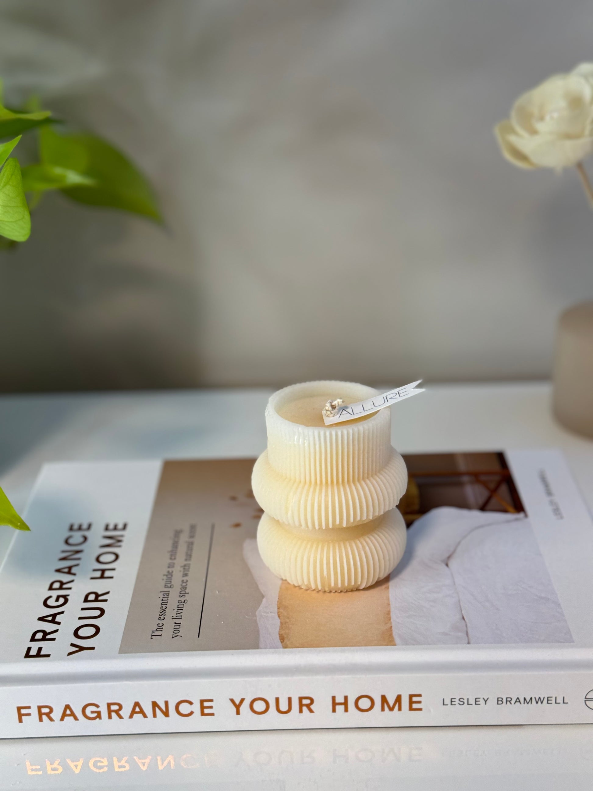 Geometric Pillar Candle - Allure Wax Works