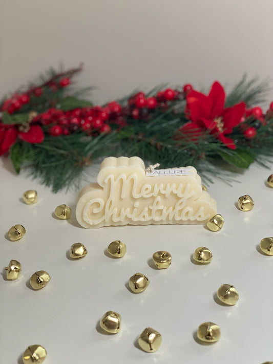 Merry Christmas Candle - Limited Edition - Allure Wax Works
