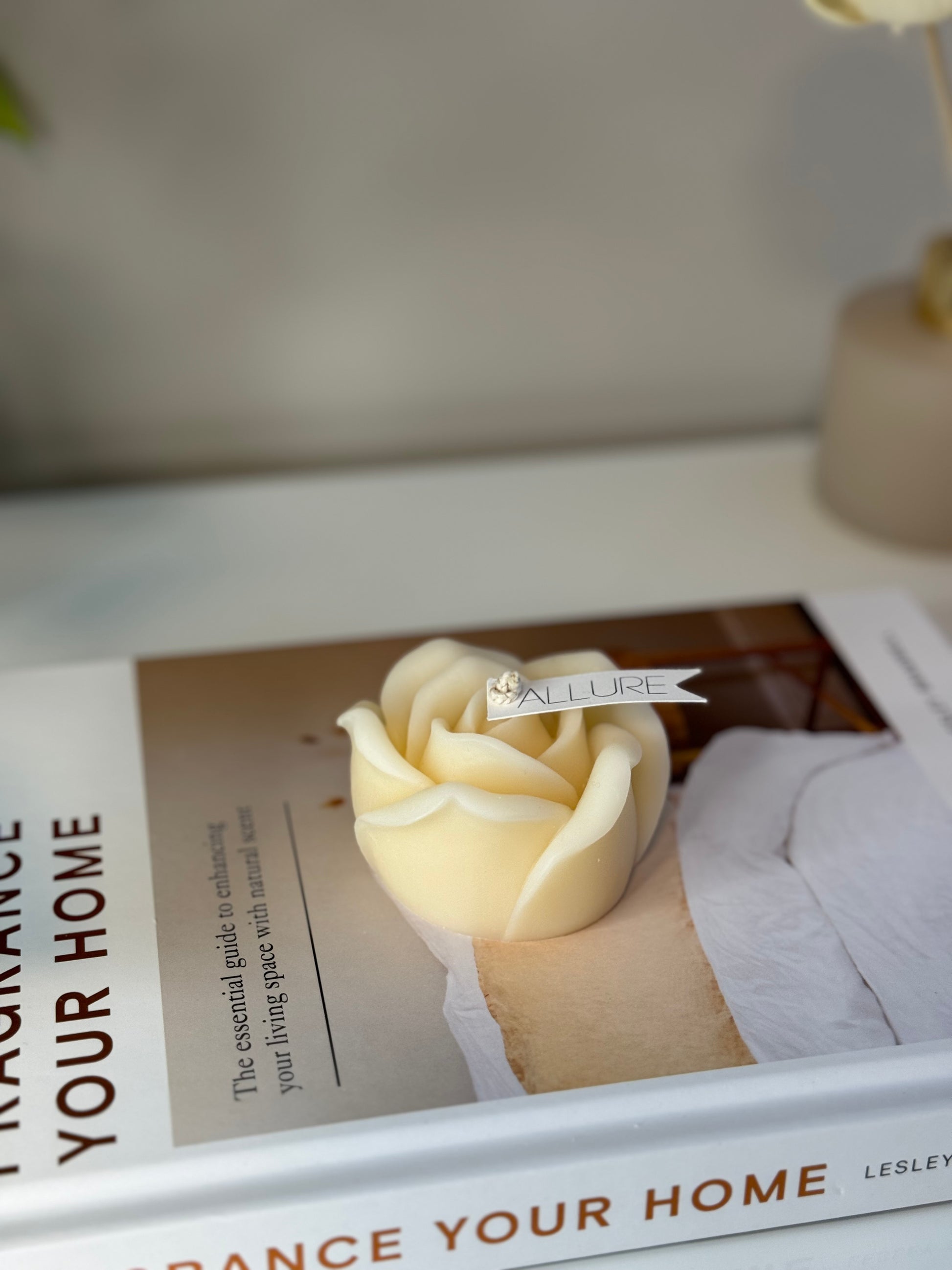 Mini Rose Candle - Allure Wax Works