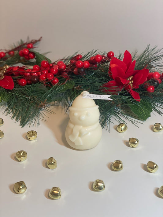 Mini Snowman Candle - Limited Edition - Allure Wax Works