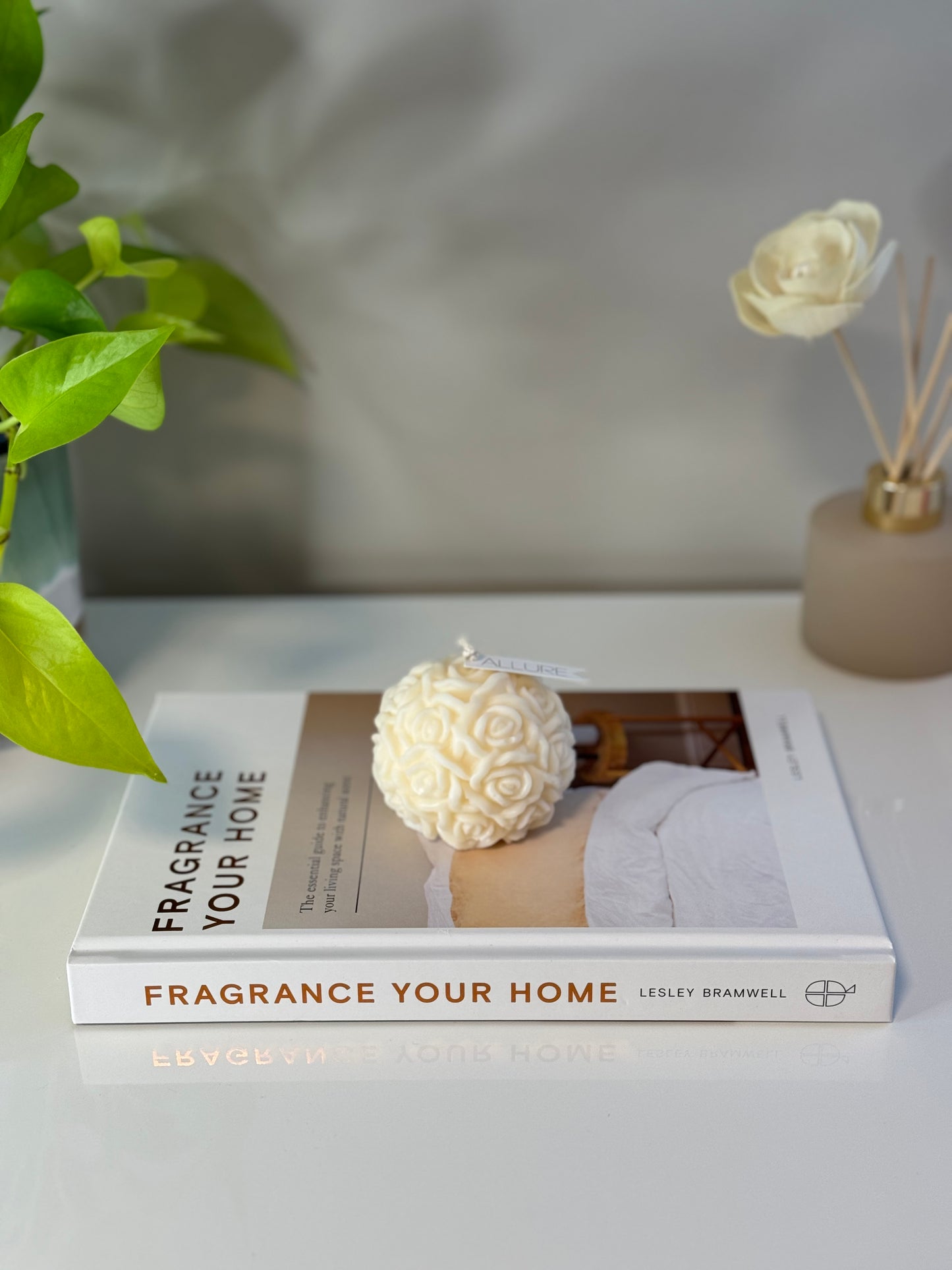 Rose Ball Candle - Allure Wax Works