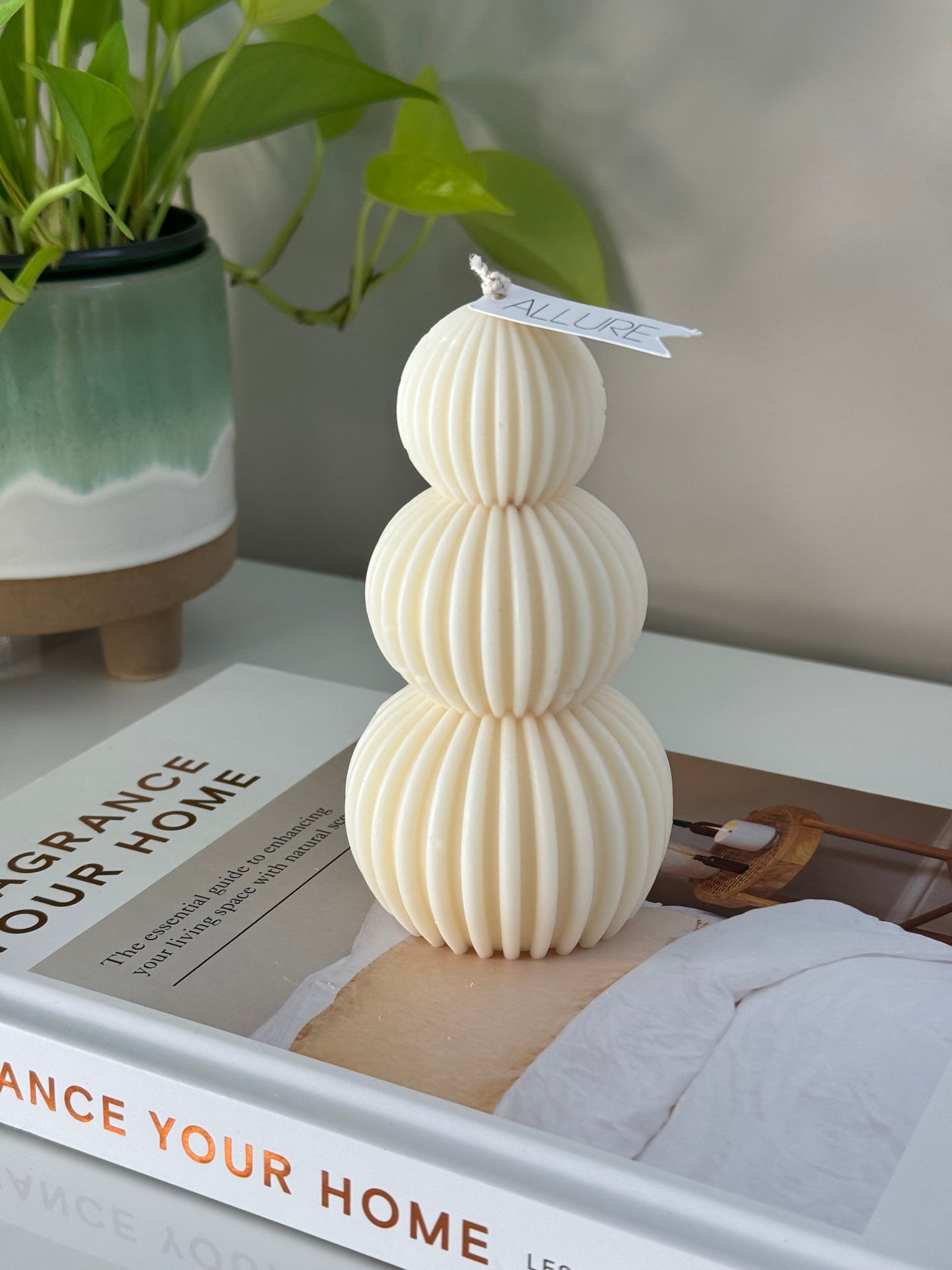 Round Pillar Candle - Allure Wax Works