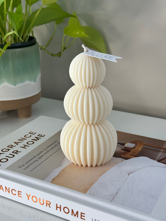 Round Pillar Candle - Allure Wax Works