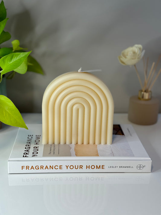 XL Rainbow Arch Candle - Allure Wax Works