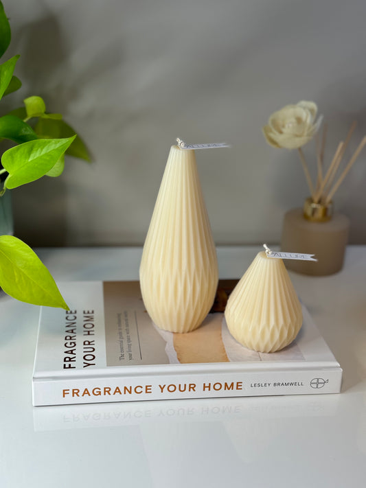 Geometric Pillar Candle - Allure Wax Works