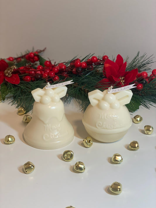 Merry Christmas Bell Candle - Limited Edition - Allure Wax Works