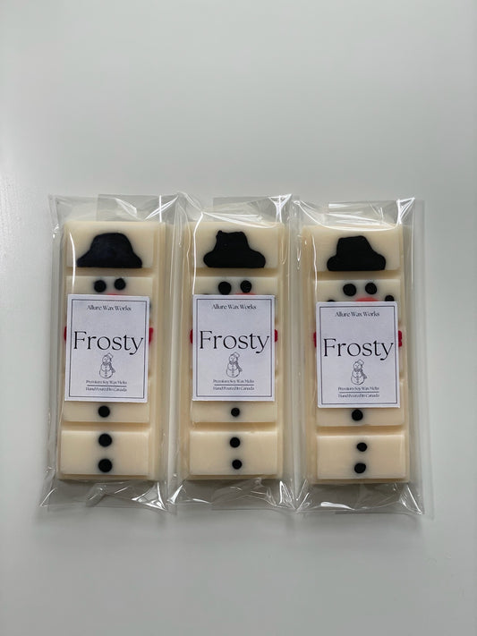 Frosty Snowman Snap Bar Wax Melts - Limited Edition - Allure Wax Works