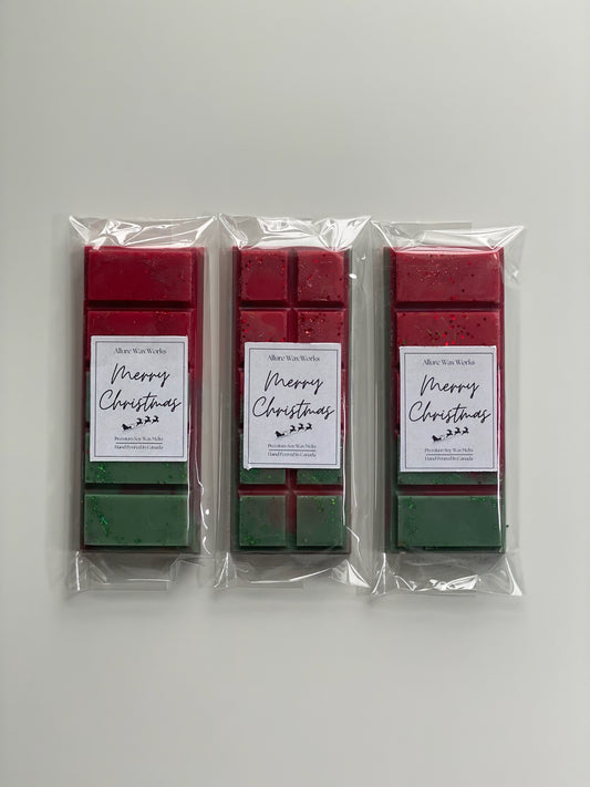 Merry Christmas Snap Bar Wax Melts - Limited Edition - Allure Wax Works