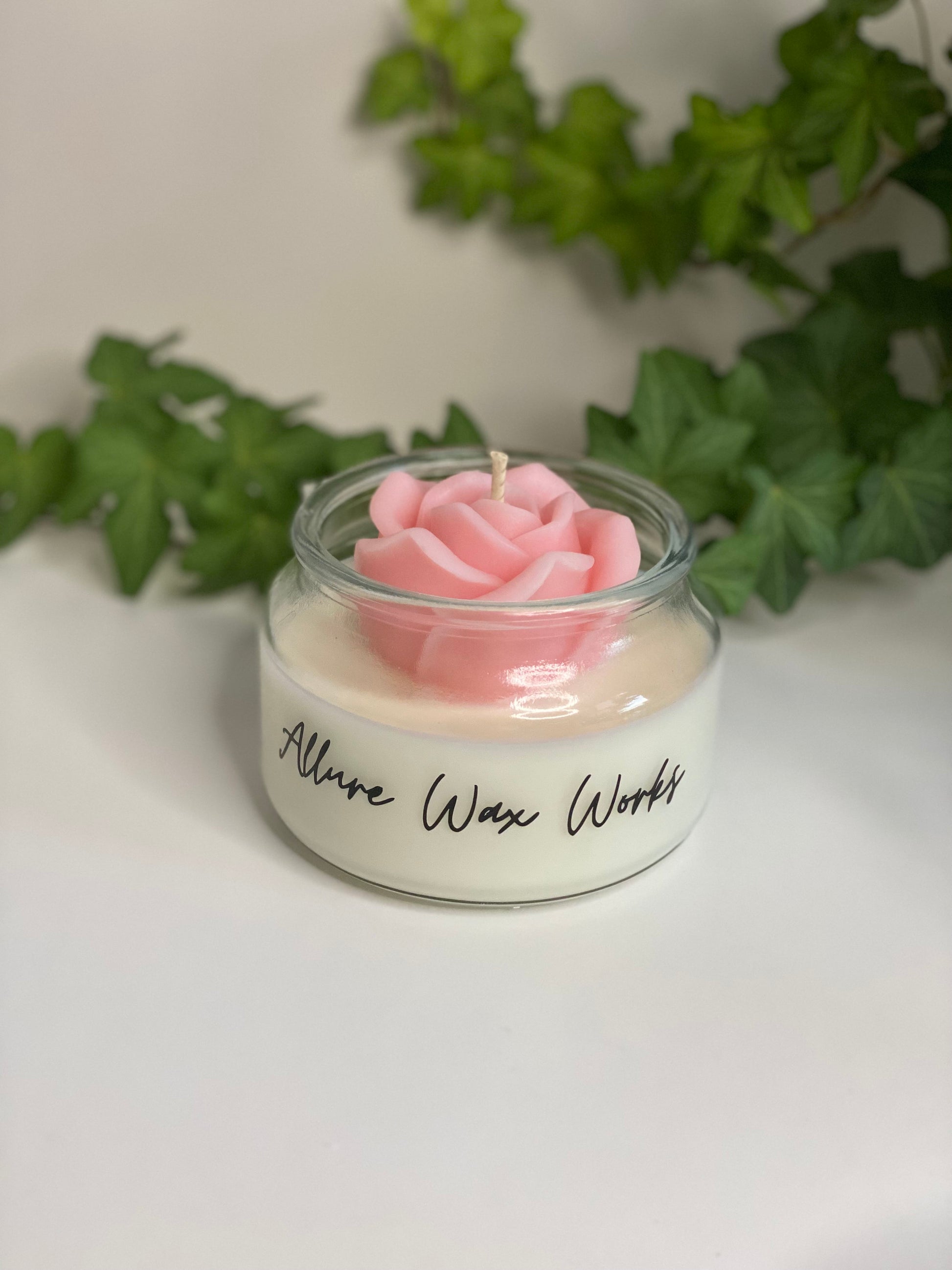 Rose Blossom Bloom Candle