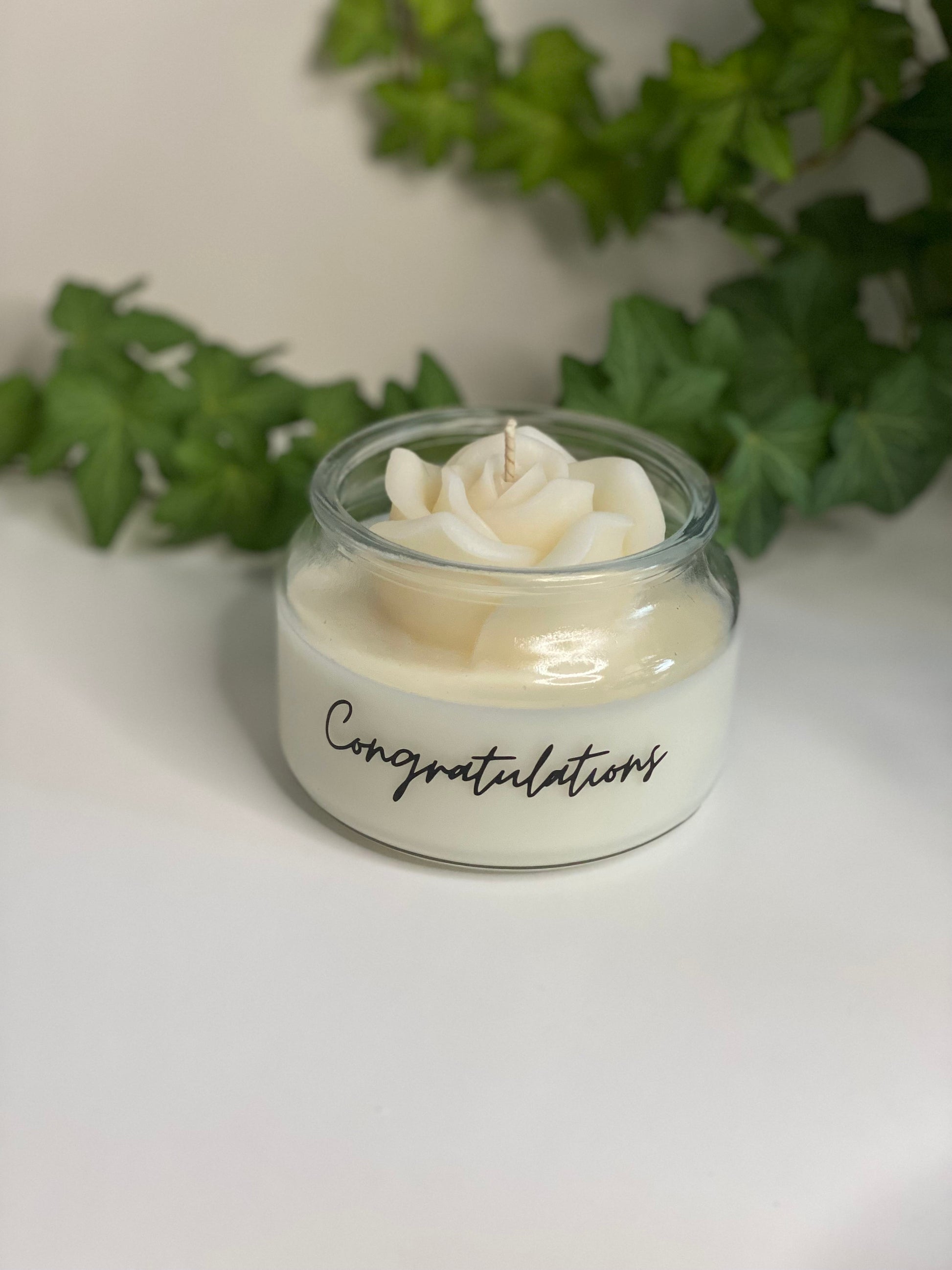 Rose Blossom Bloom Candle