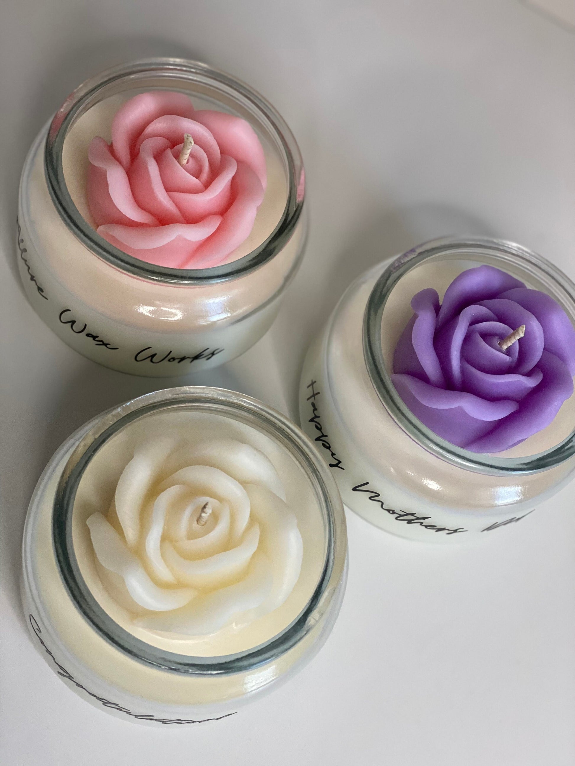 Rose Blossom Bloom Candle