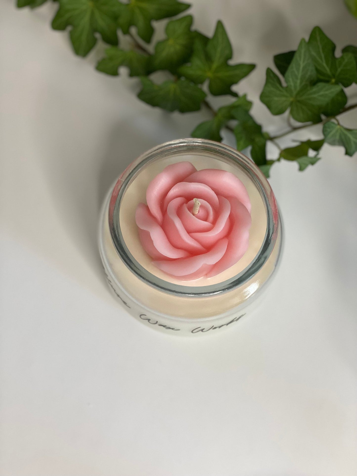 Rose Blossom Bloom Candle