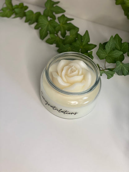 Rose Blossom Bloom Candle