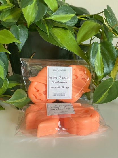 Large Vanilla Pumpkin Marshmallow Pumpkin King Wax Melts - Limited Edition