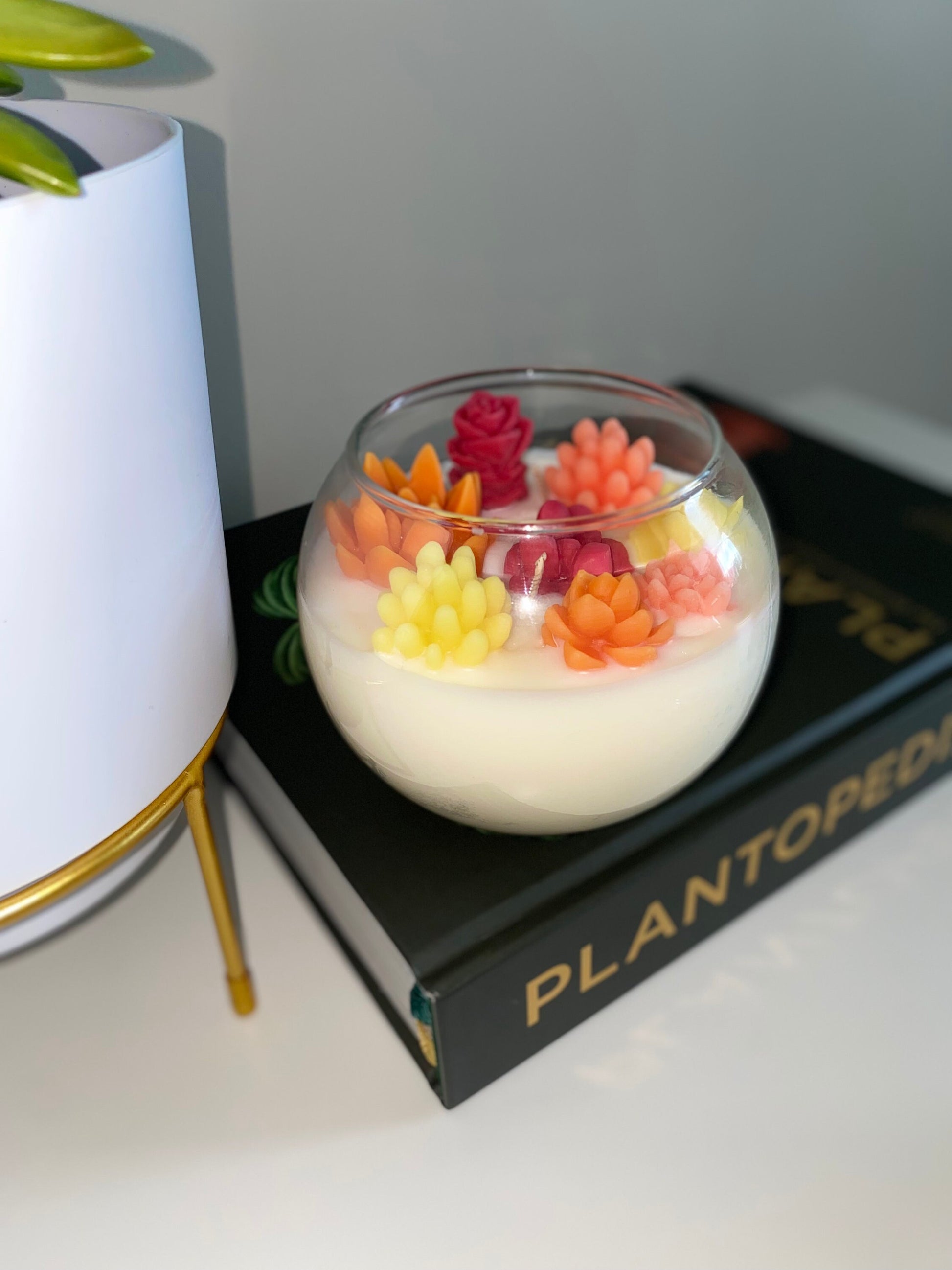 Autumn Succulent Garden Candle - Limited Edition
