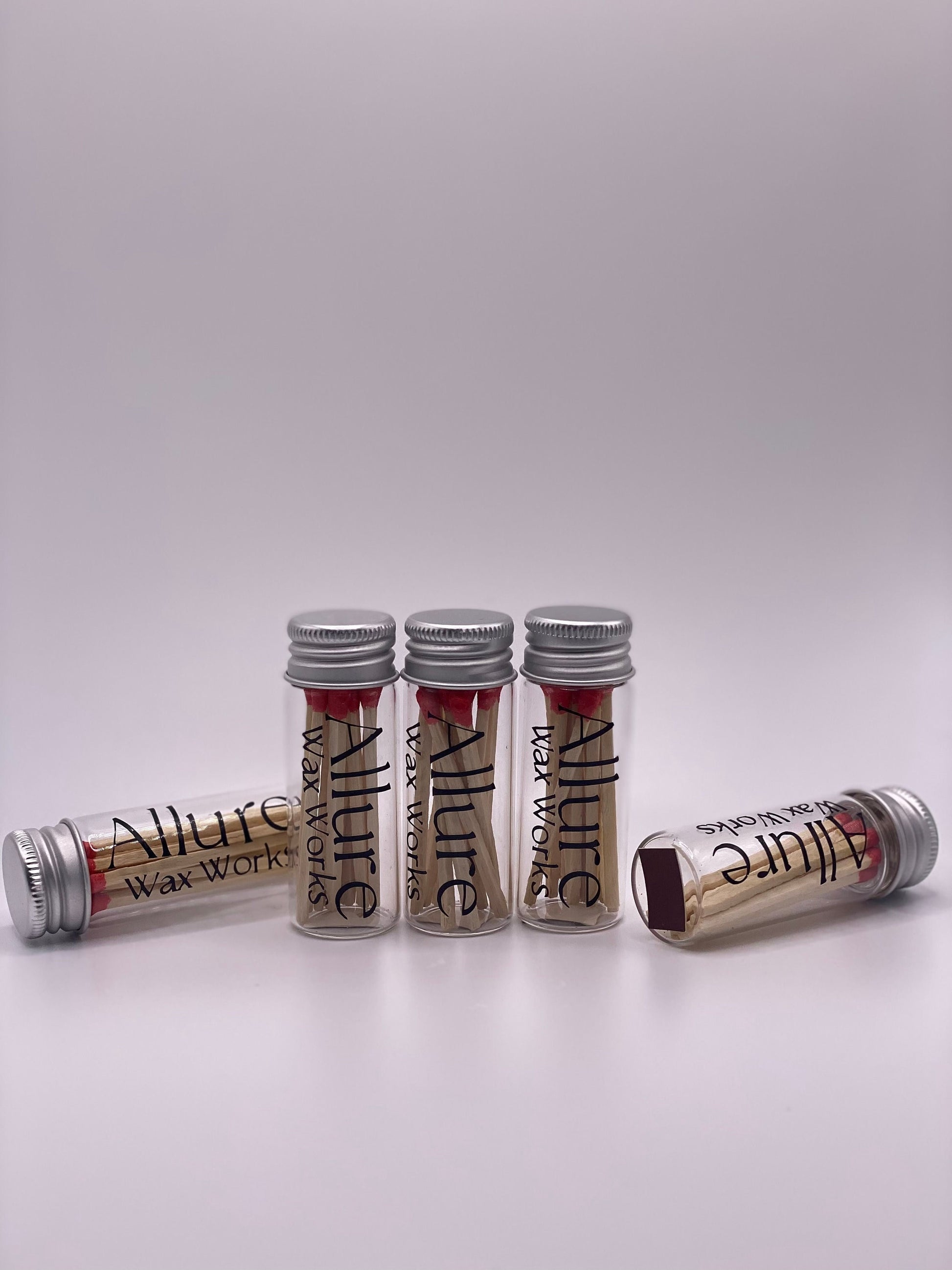 Mini Apothecary Matchstick Bottles