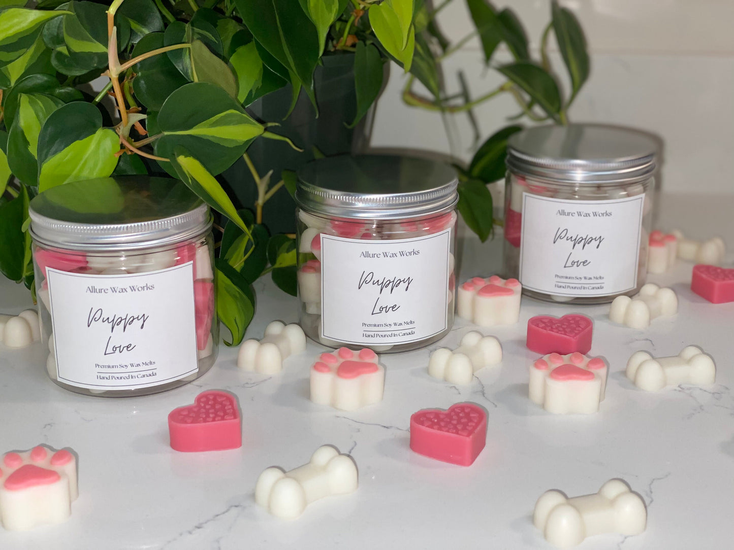 Puppy Love All Natural Soy Wax Melts | Paw Print & Dog Bone Premium Wax Melts