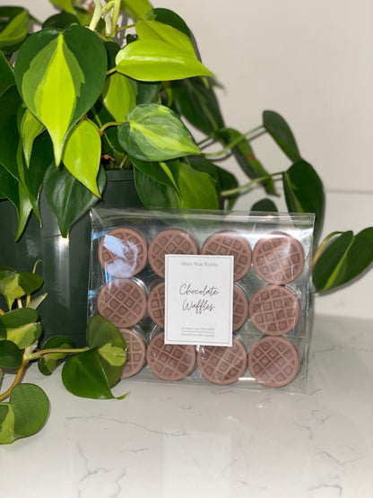 Chocolate Waffle All Natural Soy Wax Melts | Chocolate Premium Food Wax Melts