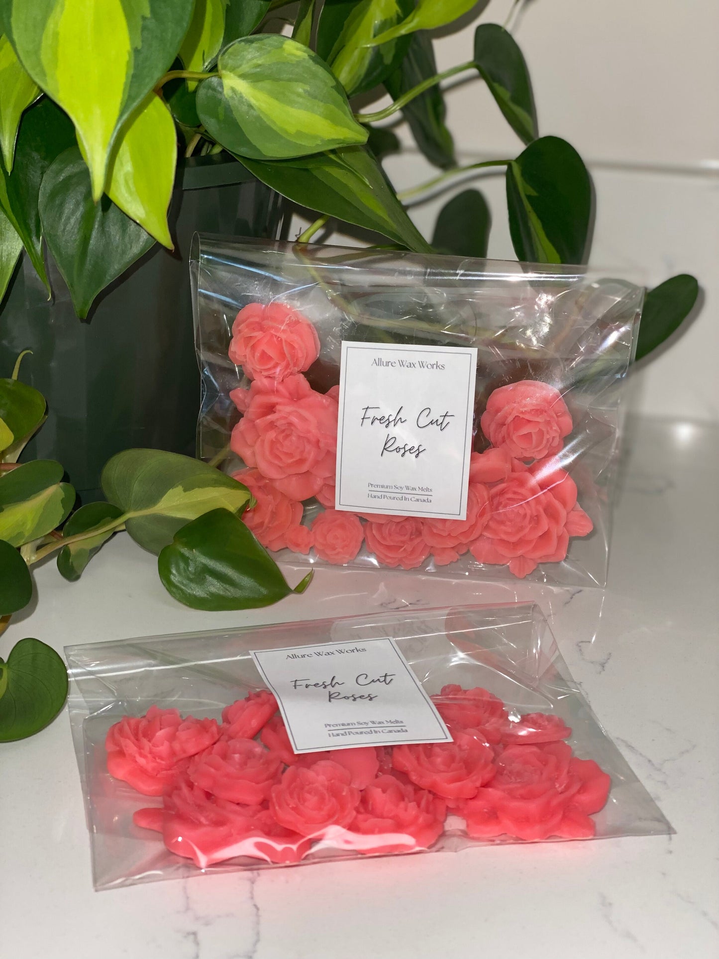 Fresh Cut Roses All Natural Soy Wax Melts | Rose Flower Shape Premium Wax Melts